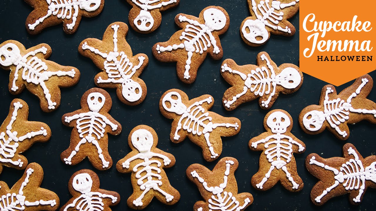 recipe perfect halloween gingerbread man skeletons