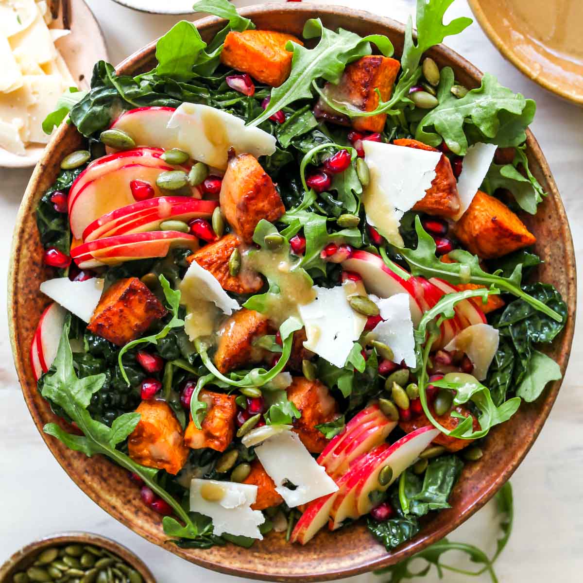 recipe perfect my favorite fall salad with maple dijon vinaigrette