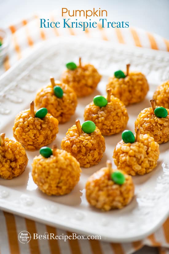 recipe tasty crispy pumpkin treats