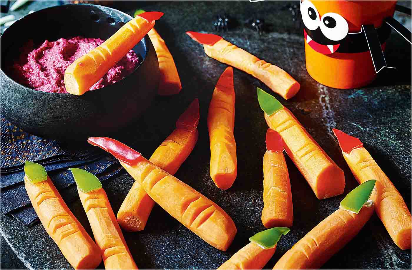 recipe tasty halloween carrot fingers