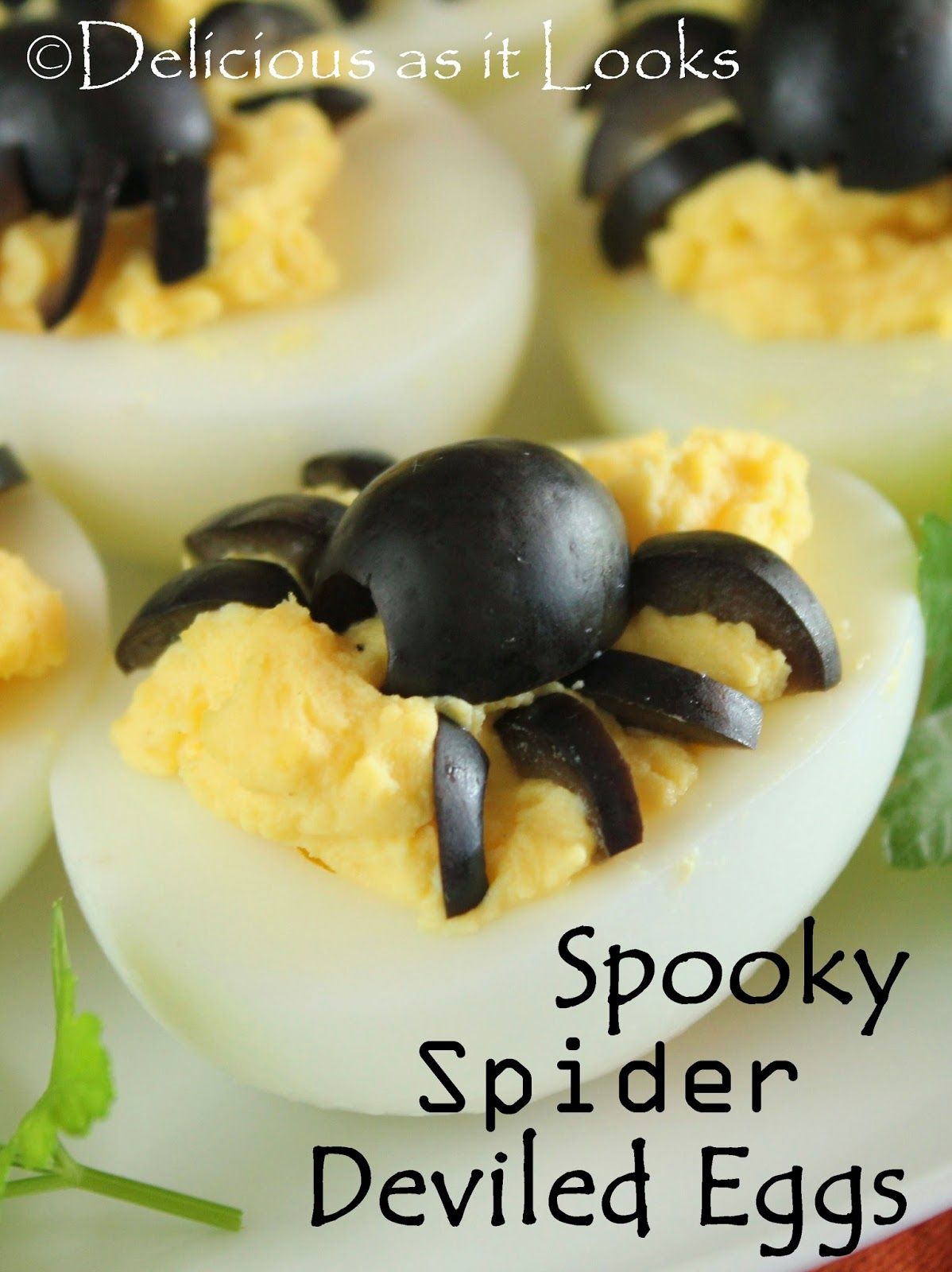 recipe tasty halloween spooky spider deviled eggs