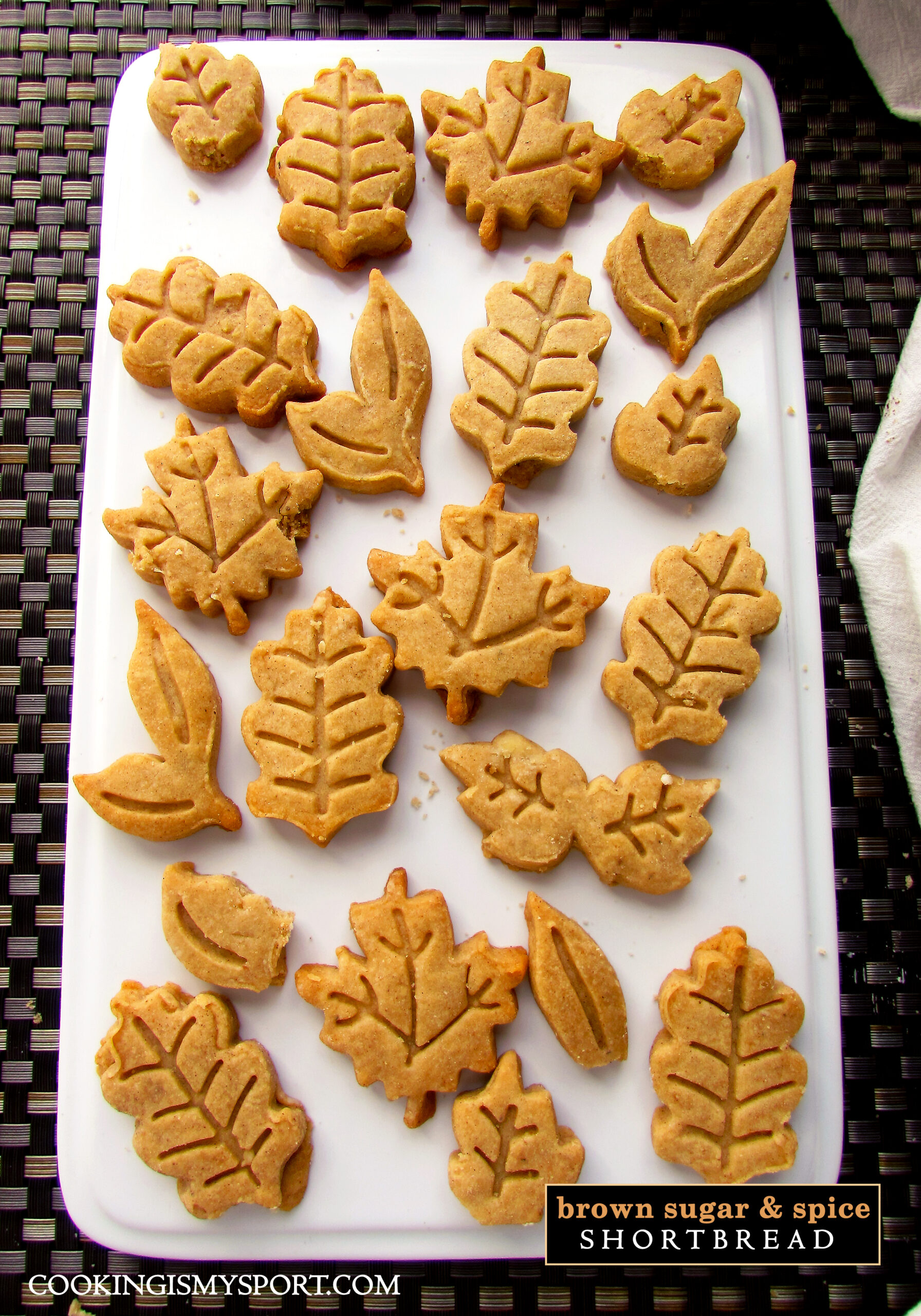 recipe yummy brown sugar spice shortbread cookies scaled