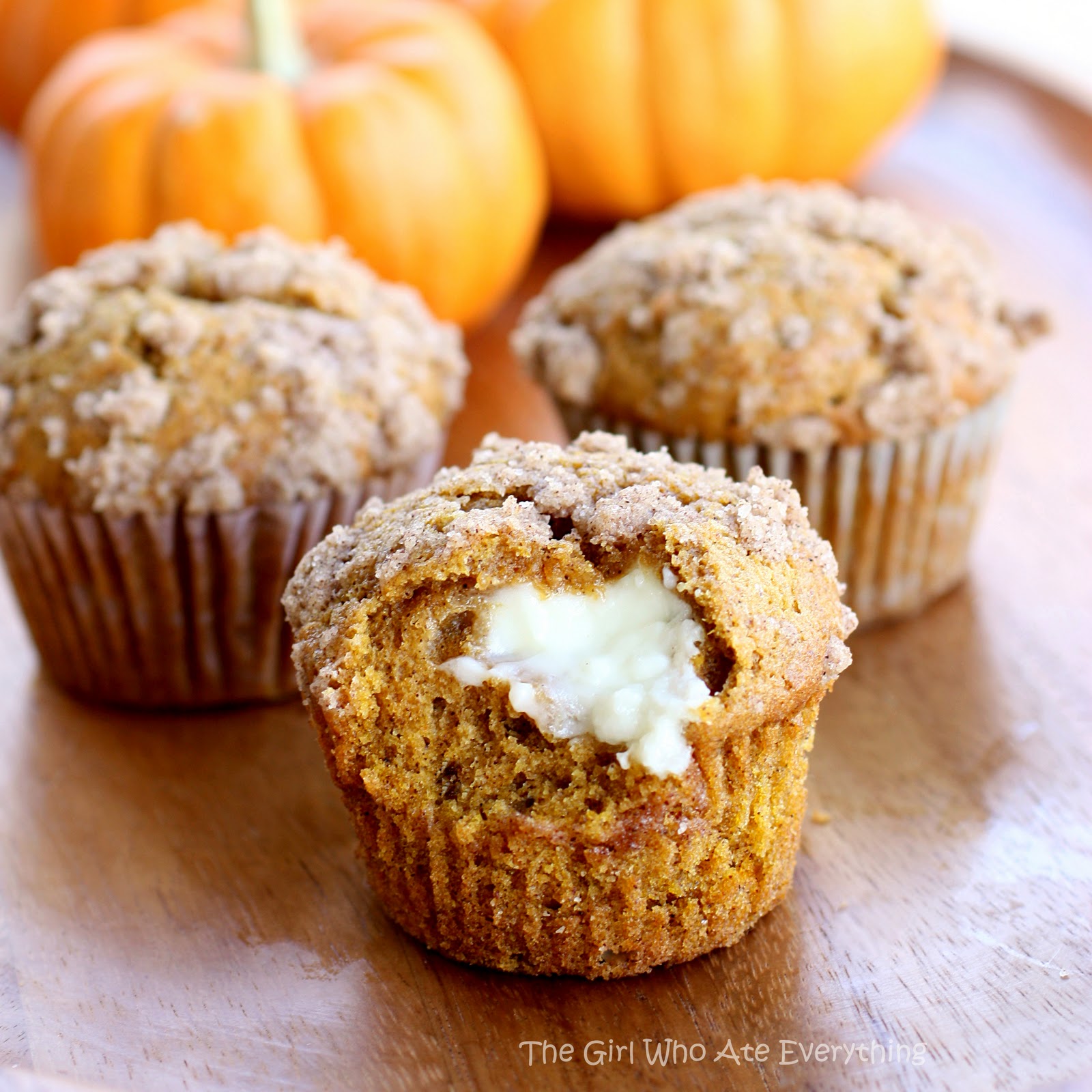 recipe yummy cheesecake filled pumpkin muffins
