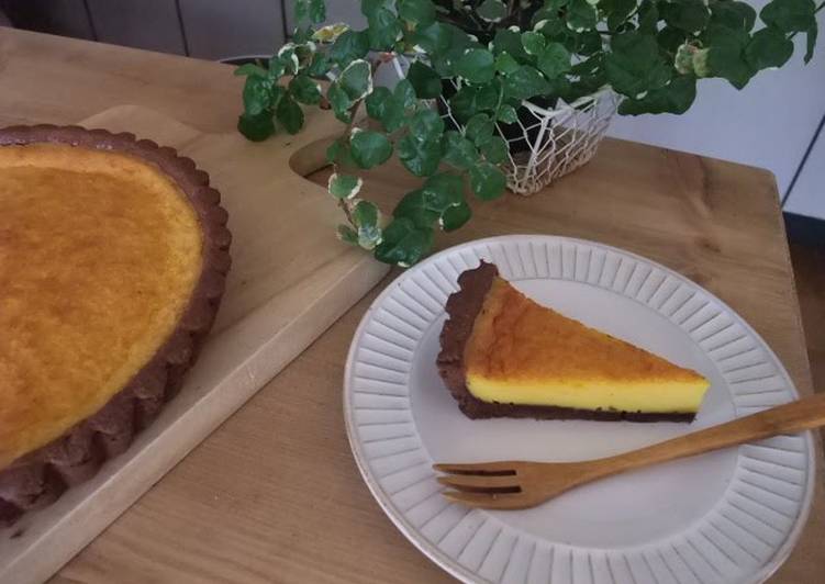recipe yummy easy food processor kabocha tart for halloween