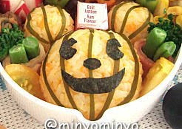 recipe yummy mickey mouse halloween character bento