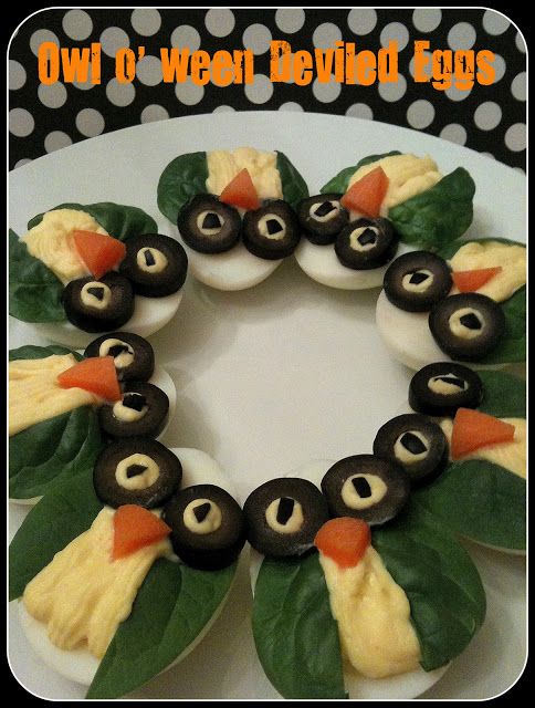 recipe yummy owl o ween deviled eggs