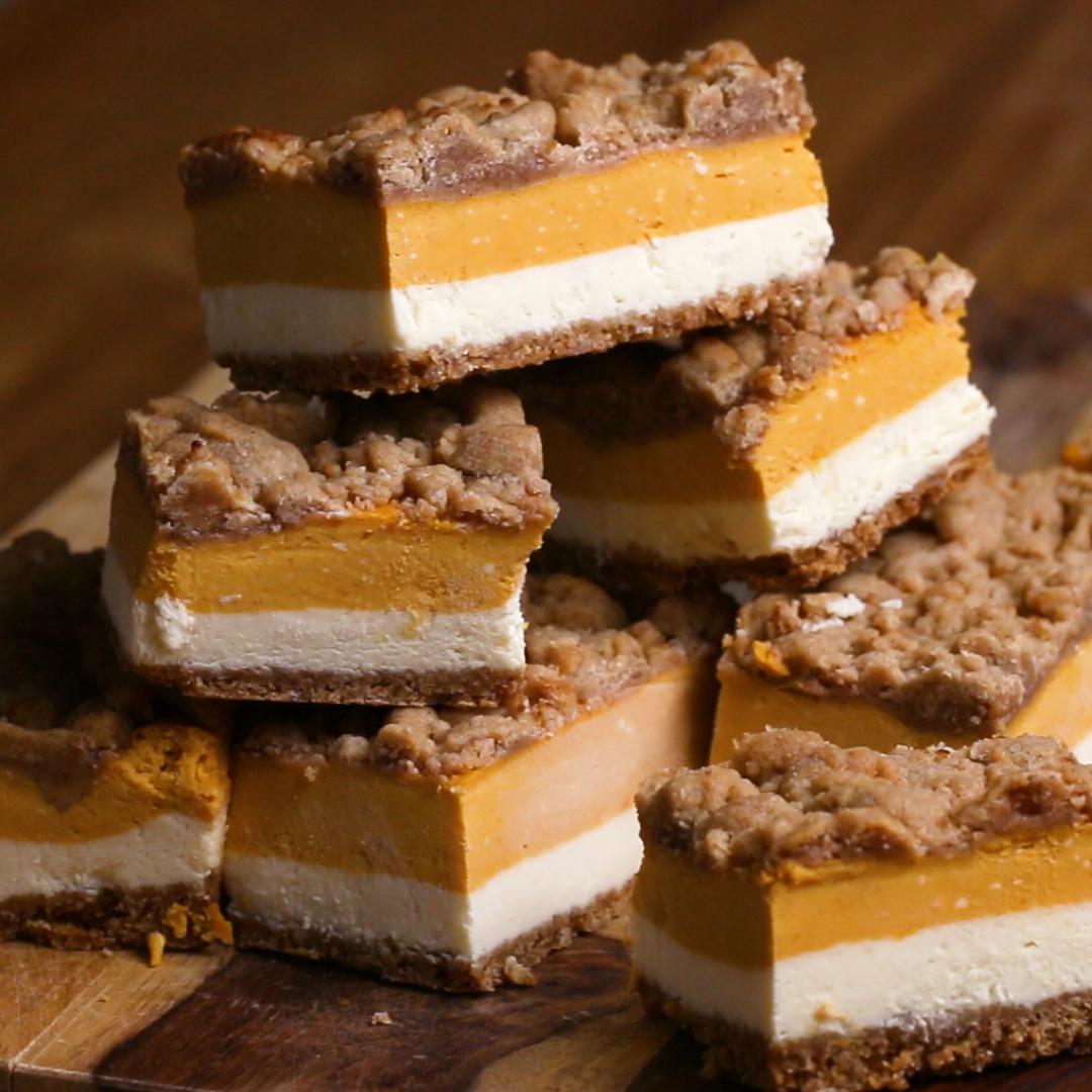 recipe yummy pumkin cheesecake bars