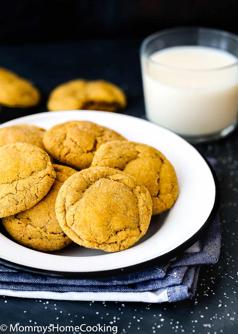 recipe yummy pumpkin spice snickerdoodles eggless