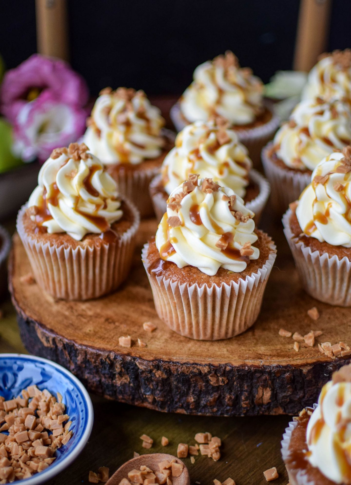 recipe yummy spiced toffee apple cupcakes