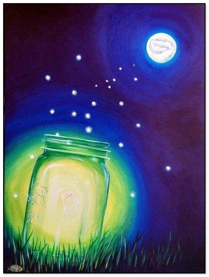 simple acrylic painting for beginners easy