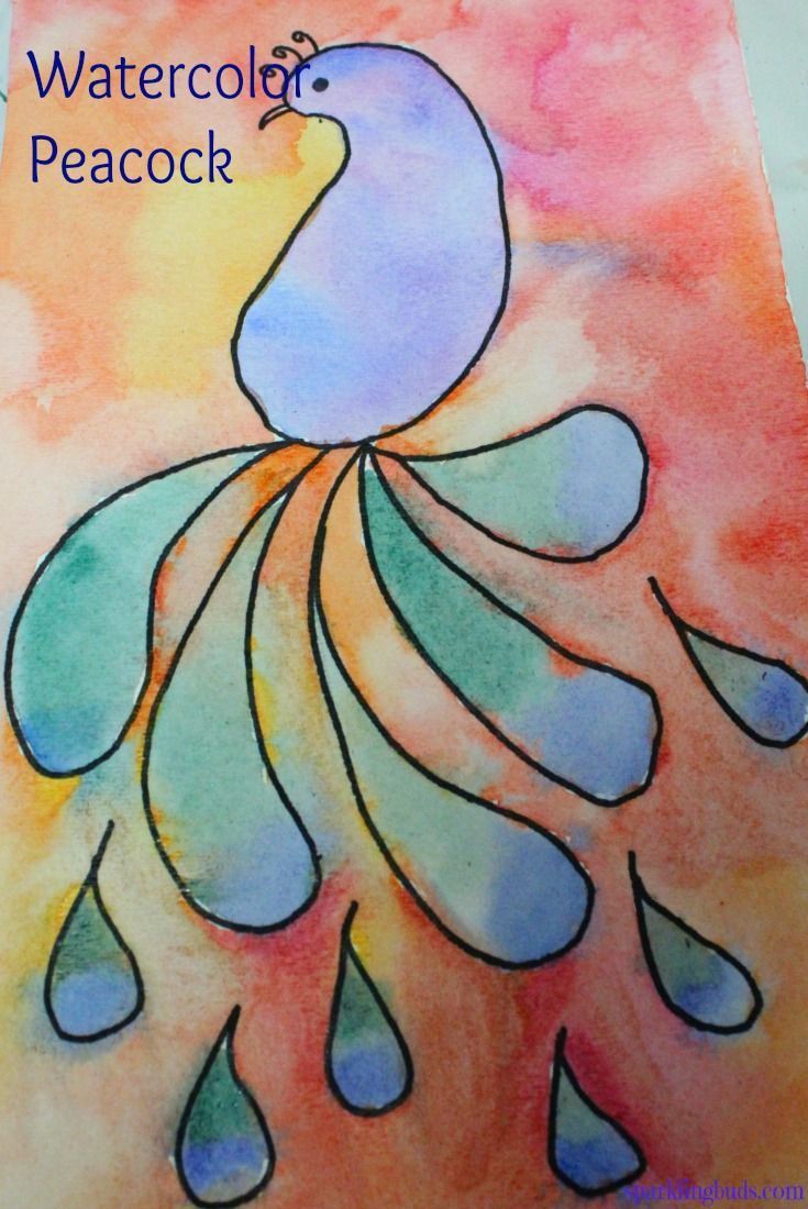 watercolor painting for kids easy