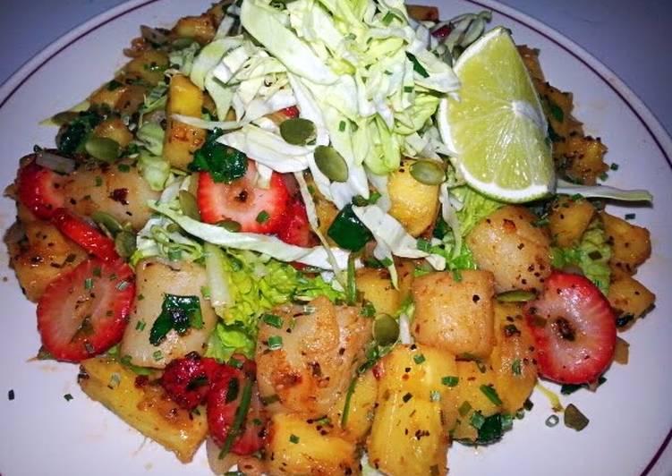 How to Prepare Delicious Warm Sweet & Spicy Scallop Salad 361 warm sweet spicy scallop salad recipe main photo