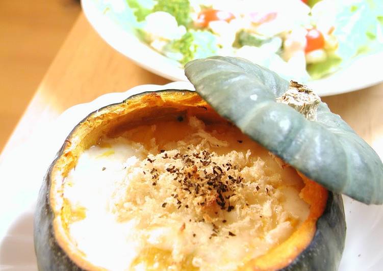 Easiest Way to Cook Appetizing Whole Kabocha Squash Gratin 339 whole kabocha squash gratin recipe main photo