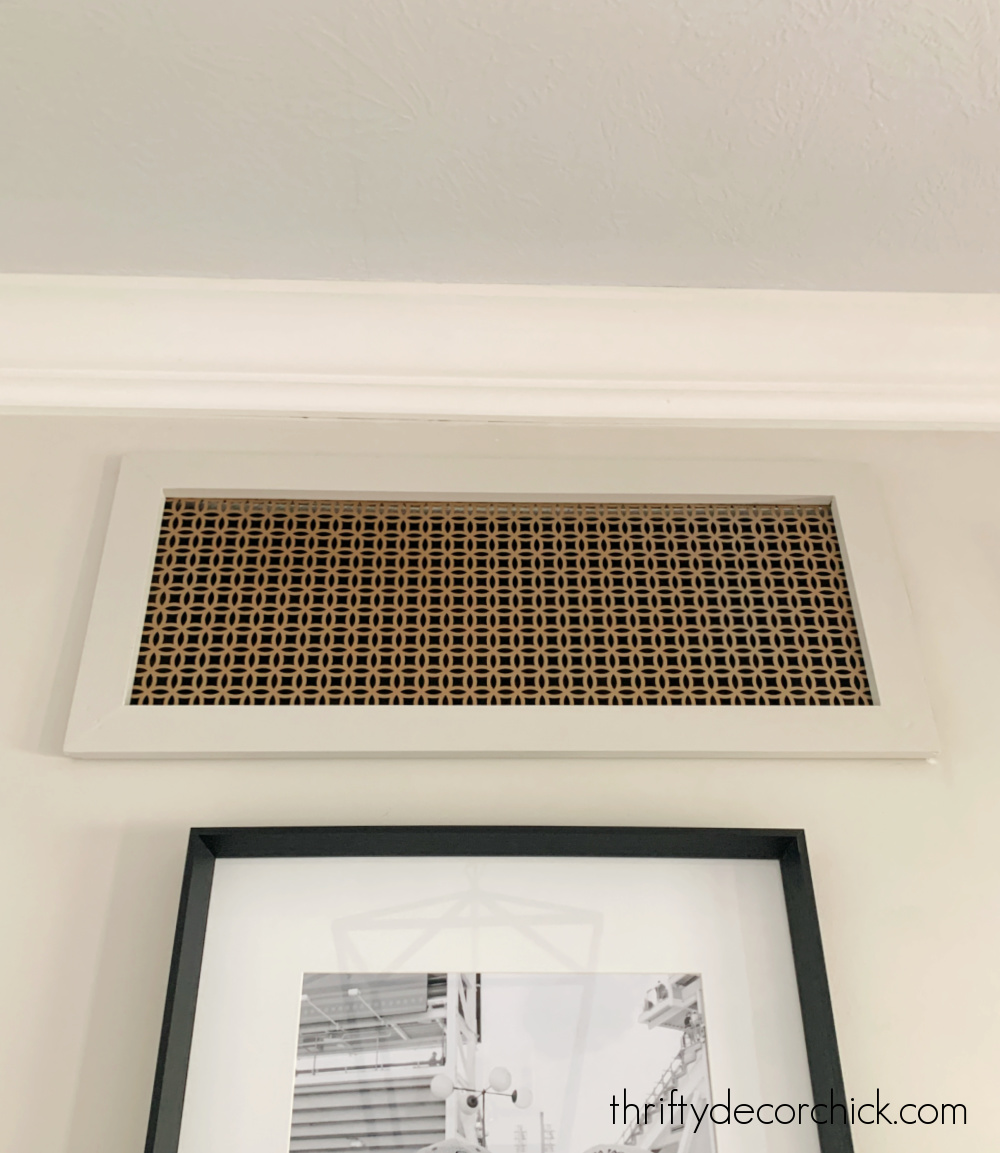 DIY decorative wall vent