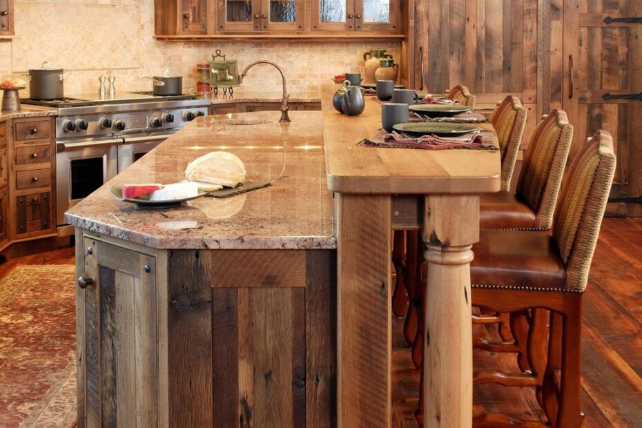 Awesome Rustic Kitchen Island Design Ideas 36
