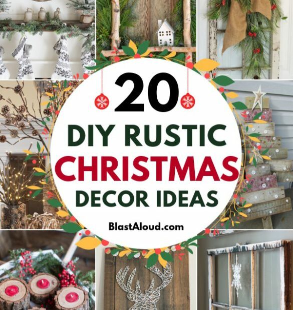 DIY Rustic Christmas Decor Ideas 585x878 1