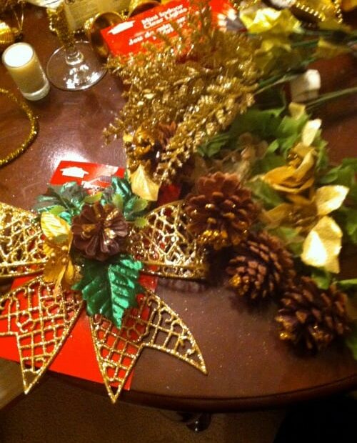 dollar store christmas decorating ideas Iheartfrugal apartementdecor 181 Dollar store sprigs