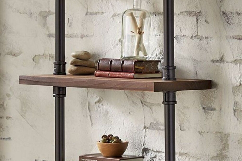 rustic decor ideas for shelves Rustic shelves tutorial 34 Rustic Diy Industrial Pipe Shelves Design Ideas For You 32