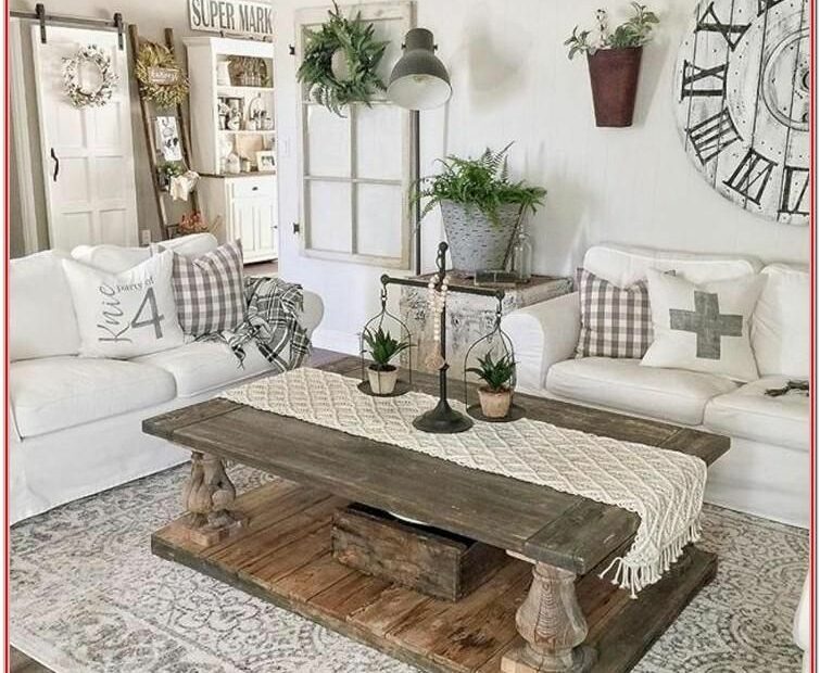rustic farmhouse living room decor ideas Room living farmhouse house decor rustic farm chic diy style 260 efc445e85a6de9cfde86d28830dfac04