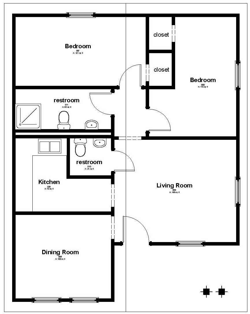 Low-Cost House Plans with Estimate - bmp-a